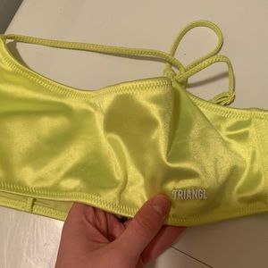 Yellow Mylos Bikini Top